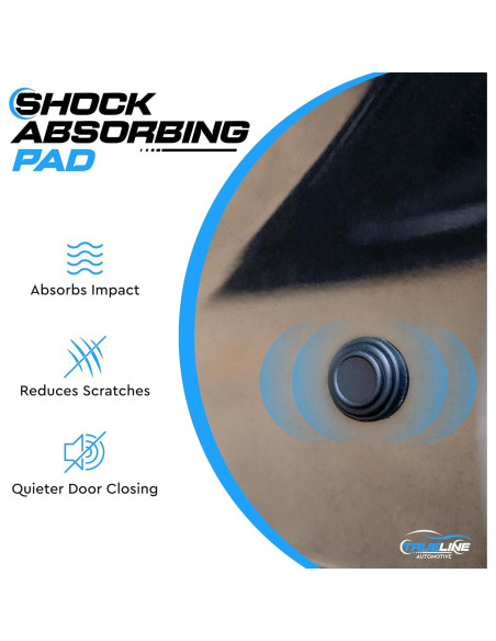 Amortiguadores de Puerta True Line Automotive 10 PCS PVC Universal