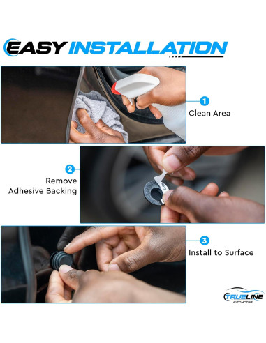 Amortiguadores de Puerta True Line Automotive 10 PCS PVC Universal