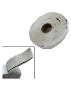 Cinta de masilla de butilo EZ Travel 6.1 m impermeable blanca