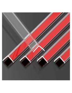 Protectores de Esquinas de Pared Monoid Transparentes - 5 Piezas