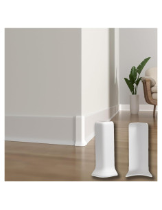 Bloques de Esquina Autoadhesivos Risunpet 10cm 4 Piezas Blancos