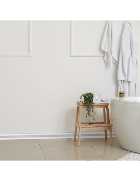 Moldura Autoadhesiva Flexible Innconee 10 m x 3.2 cm Blanca