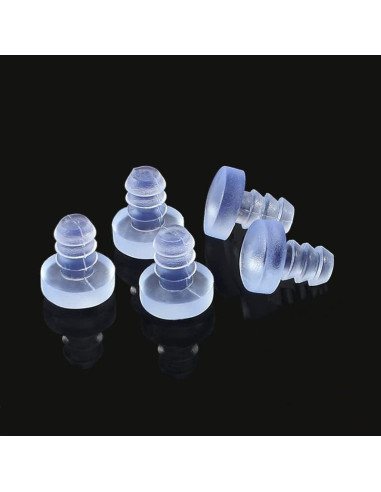 100 Topes de Goma Anticolisión para Mesa y Gabinetes Bnafes