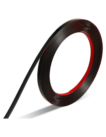 Cinta de Moldura Autoadhesiva Negra Alrhso 5m x 0.66cm