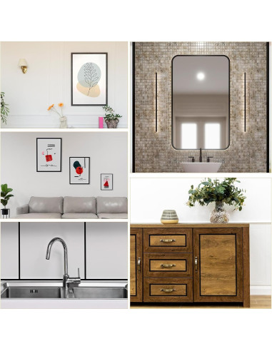 Cinta de Moldura Autoadhesiva Negra Alrhso 5m x 0.66cm