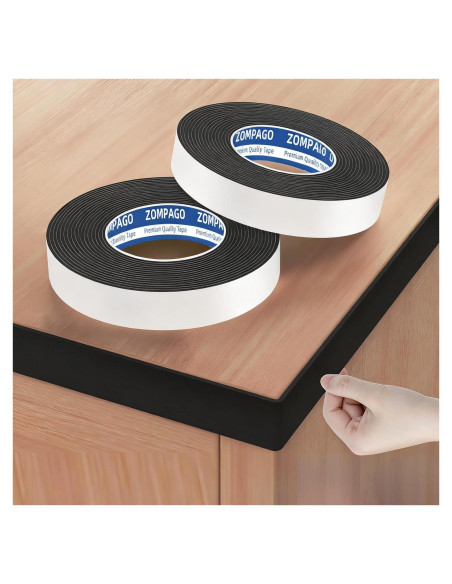 Cinta de espuma EVA ZOMPAGO 3 cm x 5 m, protectores de esquina