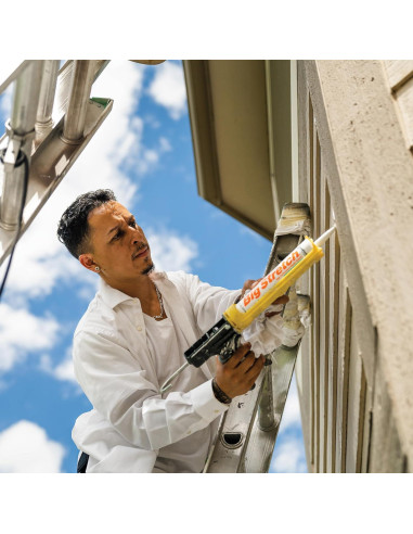 Sellador Sashco Big Stretch Marrón Oscuro 300ml - Elástico