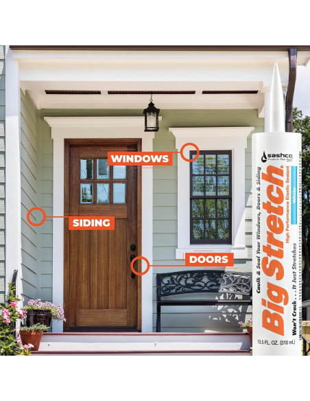 Sellador Sashco Big Stretch Marrón Oscuro 300ml - Elástico