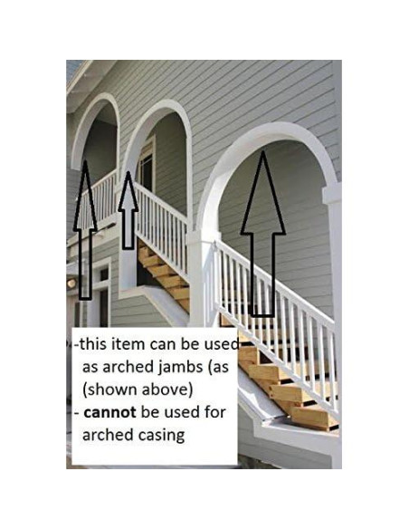 FlexTrim Moldura Flexible 1.9cm Grosor x 13.9cm Ancho x 3.66m Largo