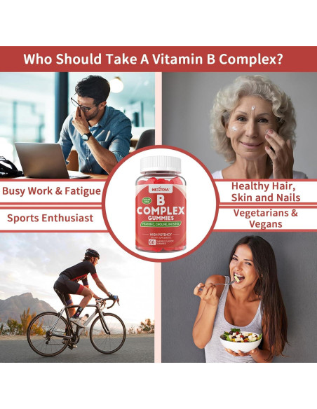 Gomitas Veganas Complejo Vitamina B Nextdia 60 Unidades Gomitas Veganas Complejo Vitamina B Nextdia 60 Unidades