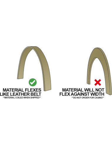 Moldura Flexible Duraflex 8' Beige A Prueba de Humedad