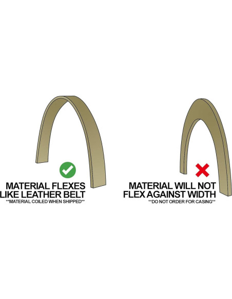 Moldura Flexible Duraflex 8' Beige A Prueba de Humedad