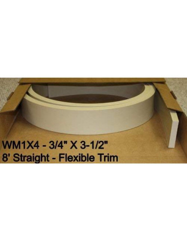 Moldura Flexible Duraflex 8' Beige A Prueba de Humedad