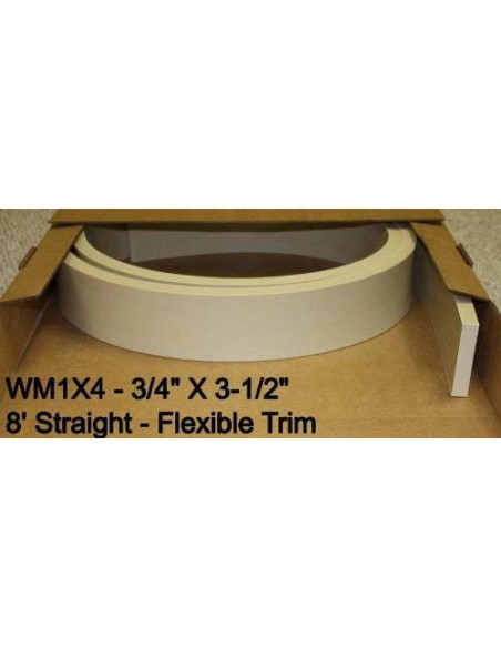 Moldura Flexible Duraflex 8' Beige A Prueba de Humedad