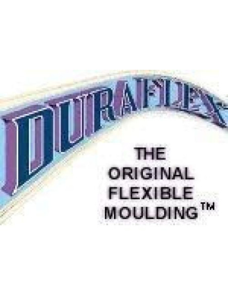 Moldura Flexible Duraflex 2.44m Beige A Prueba de Humedad