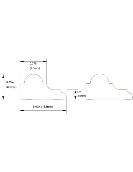 Moldura Autoadhesiva de PVC LaRolls 3m Negra para Pared y Puerta