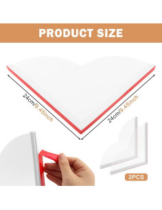 Protector de Salpicaduras para Ducha NINEFOX 24x24 cm - Paquete de 2 2