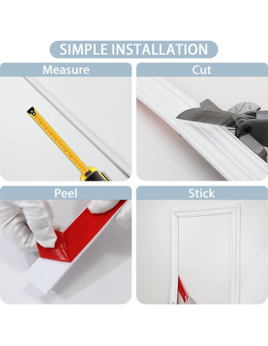 Moldura de Pared Autoadhesiva Taaizau 299.72 cm x 2.29 cm