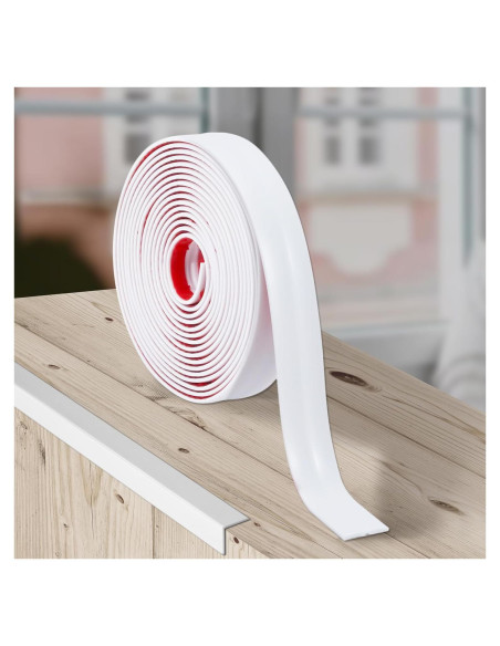 Moldura Autoadhesiva Flexible JSIWOTH 3.05m 2.0cm Blanca