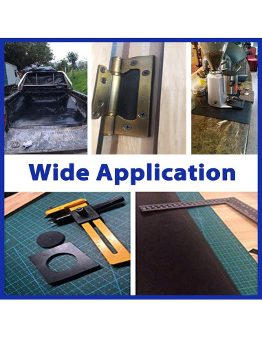 Hoja de goma de silicona MIKING 30.5x30.5cm, 3 unidades