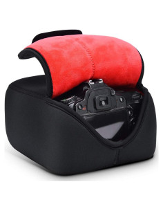 Funda para Cámara DSLR CADeN Grande Neopreno Impermeable Negro
