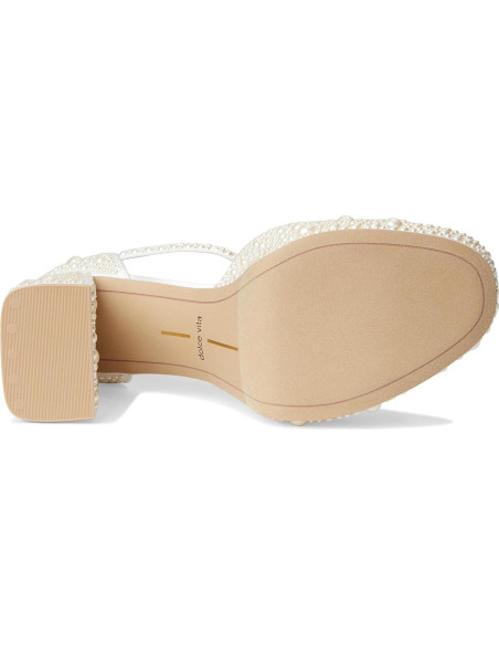 Sandalias de Tacón Grueso Dolce Vita Pandro Perla 38.5