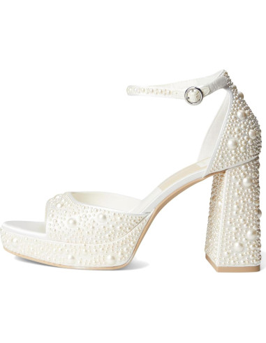 Sandalias de Tacón Grueso Dolce Vita Pandro Perla 38.5