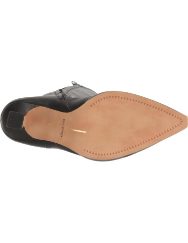 Bota Alta Puntiaguda Dolce Vita AUGGIE Cuero Negro 38.5