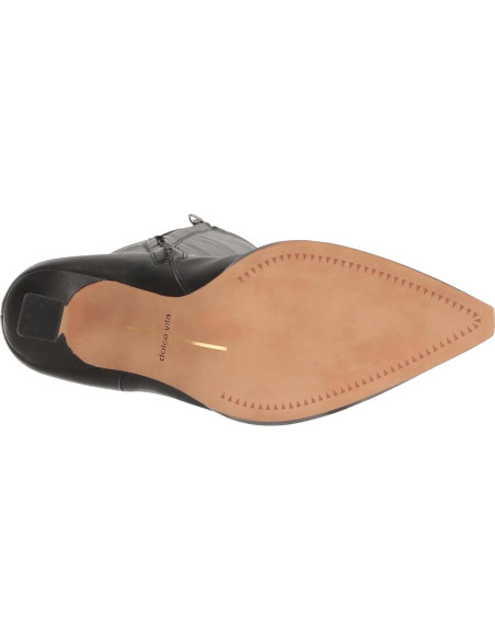 Bota Alta Puntiaguda Dolce Vita AUGGIE Cuero Negro 38.5