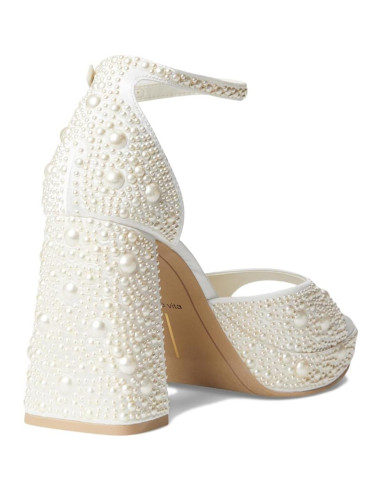 Sandalias de Tacón Grueso Dolce Vita Pandro Perla 38.5