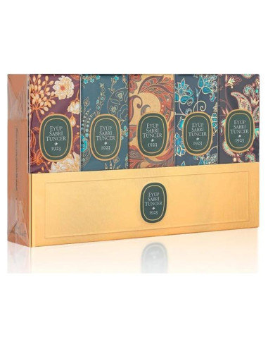 Conjunto de Mini Colonia Eyup Sabri Tuncer 5x16ml Vidrio