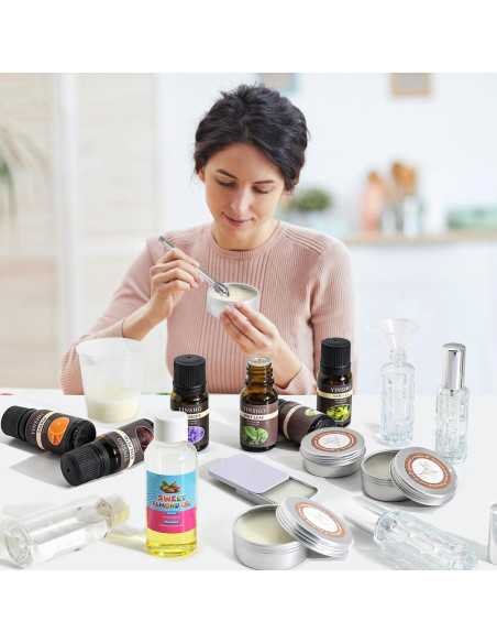 Kit de Fabricación de Perfume Sólido JUYRLE - 10ml DIY