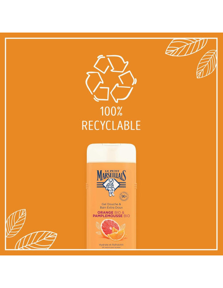 Crema de Ducha Le Petit Marseillais Naranja y Pomelo 750ml