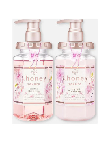 Conjunto Champú y Acondicionador Miel Sakura HONEY 2x400ml