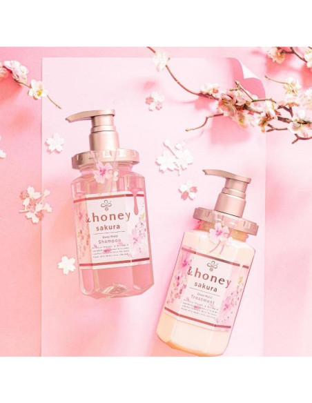 Conjunto Champú y Acondicionador Miel Sakura HONEY 2x400ml