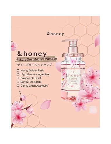 Conjunto Champú y Acondicionador Miel Sakura HONEY 2x400ml