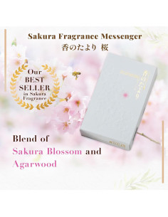 Incienso Hasegawa Sakura Bajo Humo 160g Almizcle Floral 2