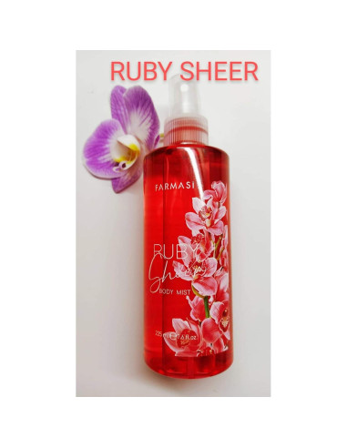 Bruma Refrescante 2-en-1 Farmasi Ruby Sheer 219g