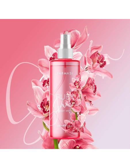 Bruma Refrescante 2-en-1 Farmasi Ruby Sheer 219g