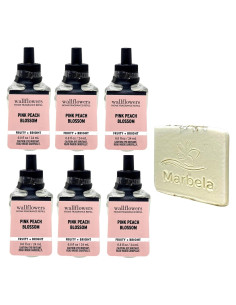 Recarga Fragancia Hogar Bath & Body Works Flor Durazno Rosa 6x24mL