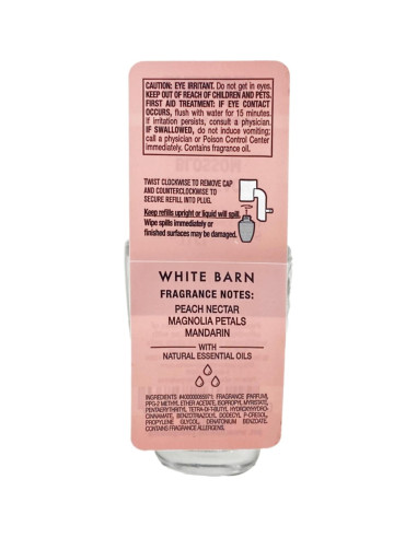 Recarga Fragancia Hogar Bath & Body Works Flor Durazno Rosa 6x24mL