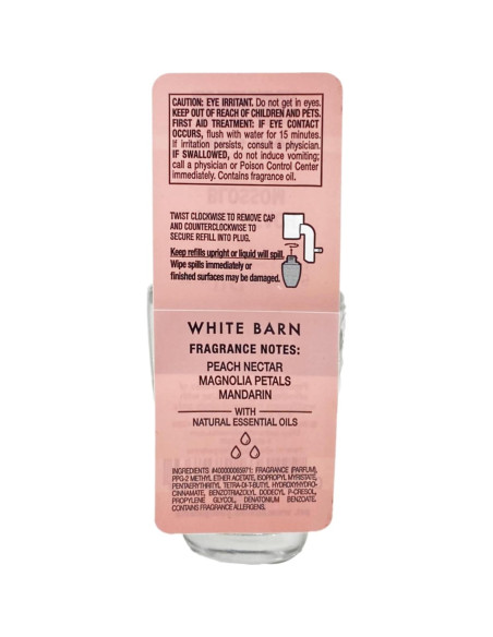 Recarga Fragancia Hogar Bath & Body Works Flor Durazno Rosa 6x24mL