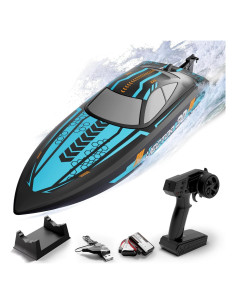 Barco RC VOLANTEXRC Vector 48.3 km/h Azul con 2 Baterías