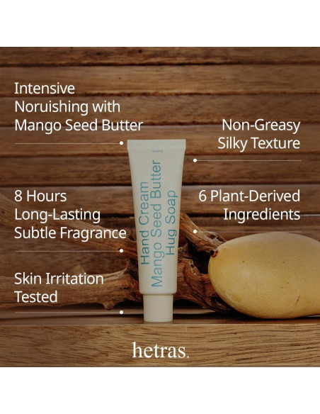 Crema de Manos Hidratante HETRAS Jabón Abrazo 59g