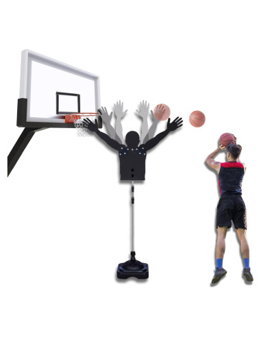 Defensor Dummy de Baloncesto Lvrunben Ajustable 1.65-2.4m