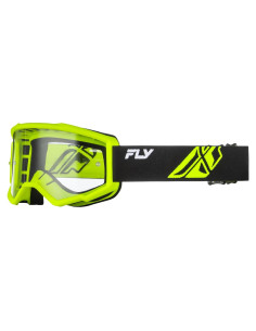 Gafas de Motocross Fly Racing Focus Adulto Negro/Alta Visibilidad
