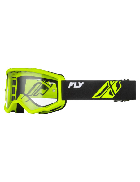 Gafas de Motocross Fly Racing Focus Adulto Negro/Alta Visibilidad