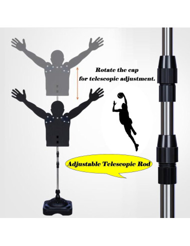 Defensor Dummy de Baloncesto Lvrunben Ajustable 1.65-2.4m