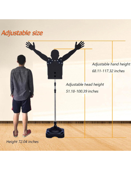 Defensor Dummy de Baloncesto Lvrunben Ajustable 1.65-2.4m