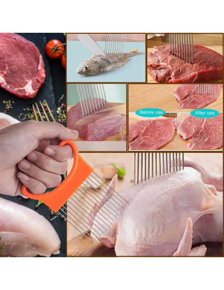 Cortador Picador de Verduras IZUS - 2 Piezas Amarillo y Blanco